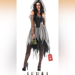 Gothic corpse bride costume